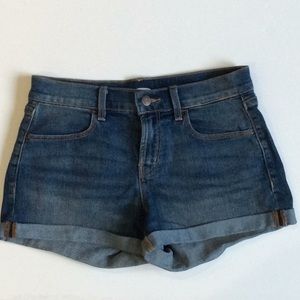 Old navy 5 pkt midwash stretch denim mini shorts